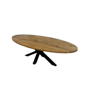 Massieve eiken tafel - Ovaal