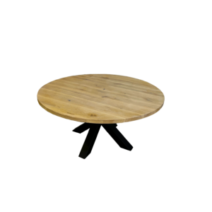 Massieve eiken tafel - Rond
