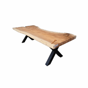 Massieve Suar Houten Tafel – L300cm B90/120cm