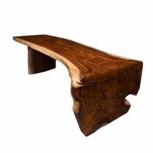 Table cascade en suar massif - L300cm B110/135cm