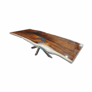 Table en suar massif époxy - L320cm B130cm
