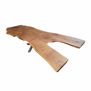 Massieve Plataan “Special Shape” Tafel – L330cm B160cm